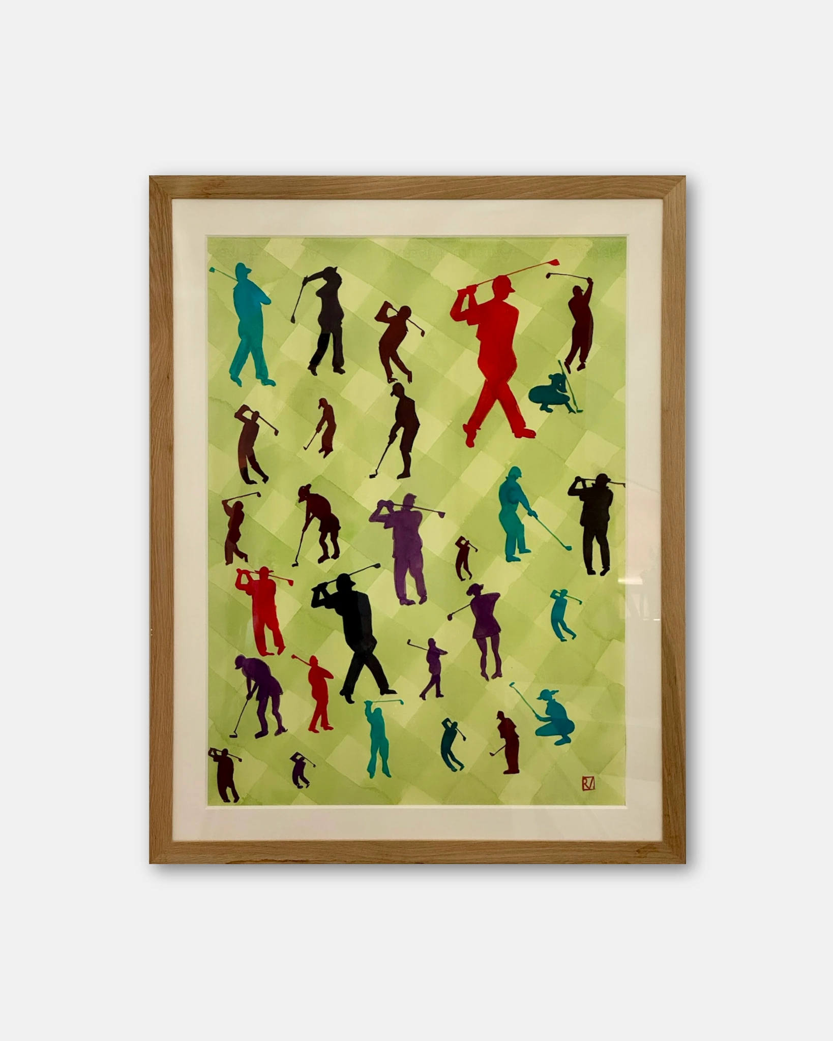 Golfing the Engadin I - alternate view